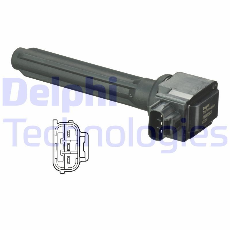 DELPHI GN10983-12B1: Süütepool 12V, 3-poolsus