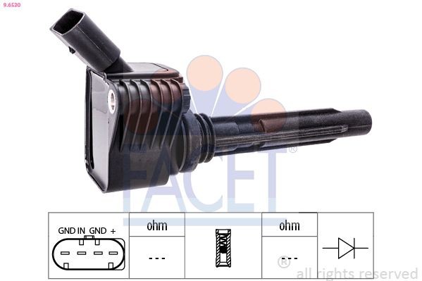 FACET 9.6530: Süütepool Made in Italy - OE Equivalent