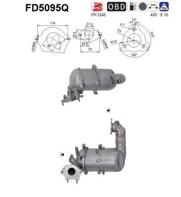 AS FD5095Q: Filtru de particule