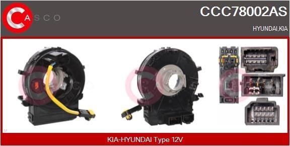 CASCO CCC78002AS: Arc spirala, Airbag