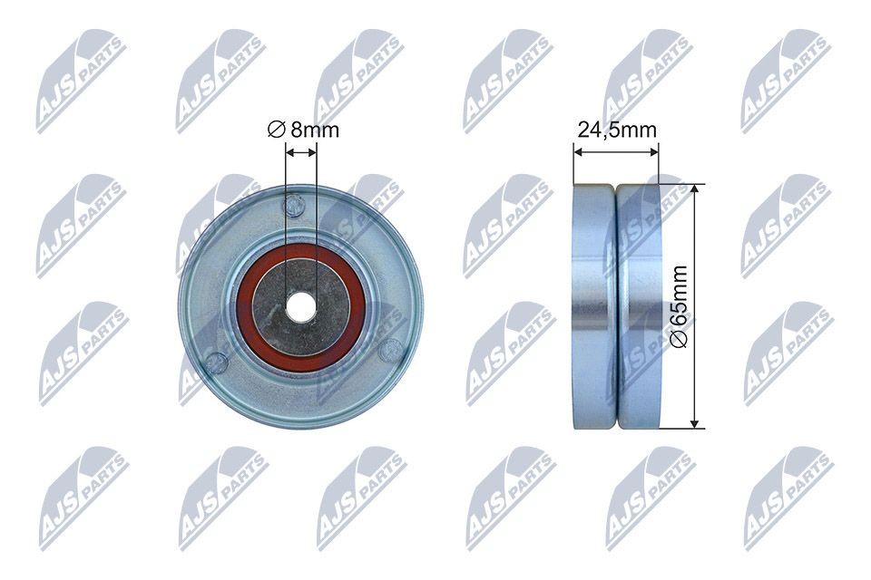 NTY RNK-AU-069: Pingutusrull, soonrihm Ø: 63mm, Ø: 63mm