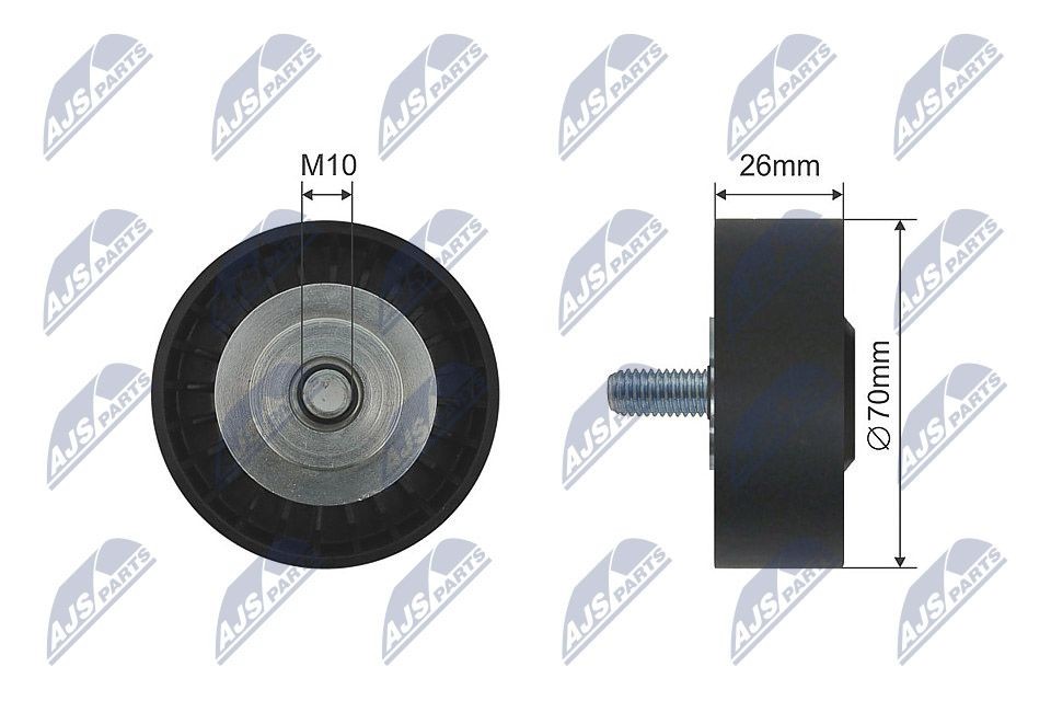 NTY RNK-BM-036: Seade- / juhtrull, kiilrihm