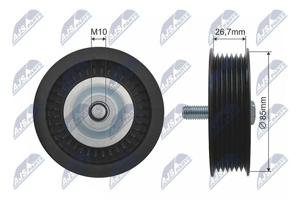 NTY RNK-ME-016: Seade- / juhtrull, kiilrihm