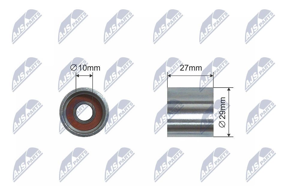 NTY RNK-VW-033: Polea tensora, correa poli V Ø: 29mm, Ø: 29mm