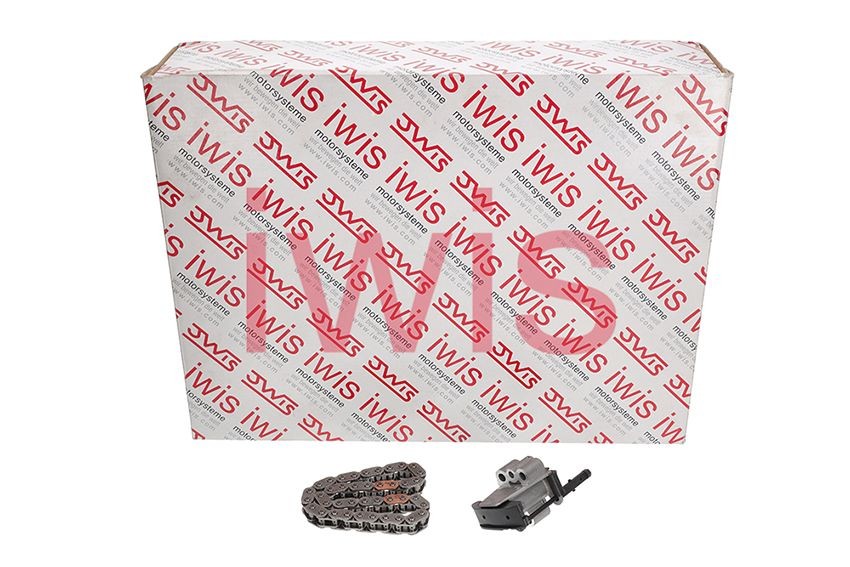 AIC 73956Set: Kit lanț de distribuție iwis calitate originală de echipament original, fabricat în cu intinzator lant, Verificați roțile dințate ref. la uzură și înlocuiți-le