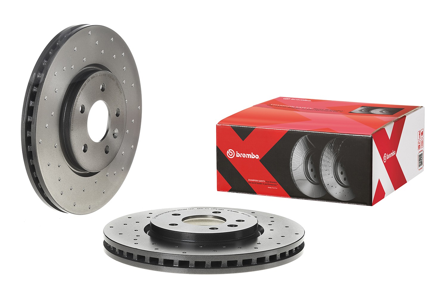 BREMBO 09.C377.1X: Disque de frein XTRA LINE - Xtra Ø: 321mm, perforé/ventilé de l'intérieur, Ø: 321mm, revêtu