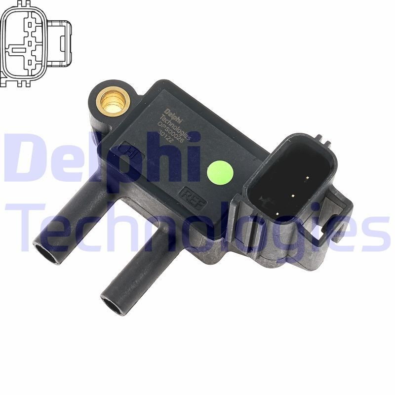DELPHI DPS00026-12B1: Andur, heitgaasisurve