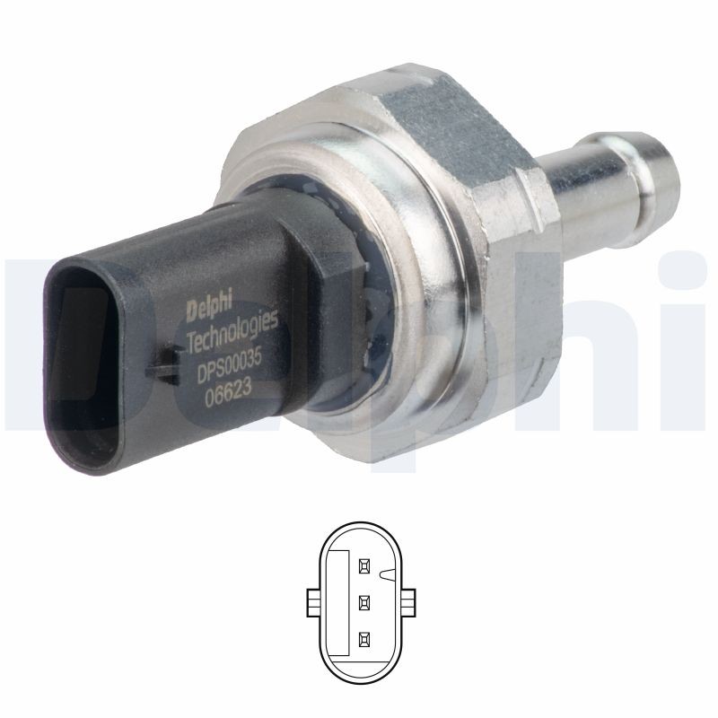 DELPHI DPS00035-12B1: Andur, heitgaasisurve