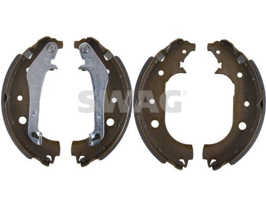 SWAG 33 10 4939: Set saboti frana puntea spate, 185mm