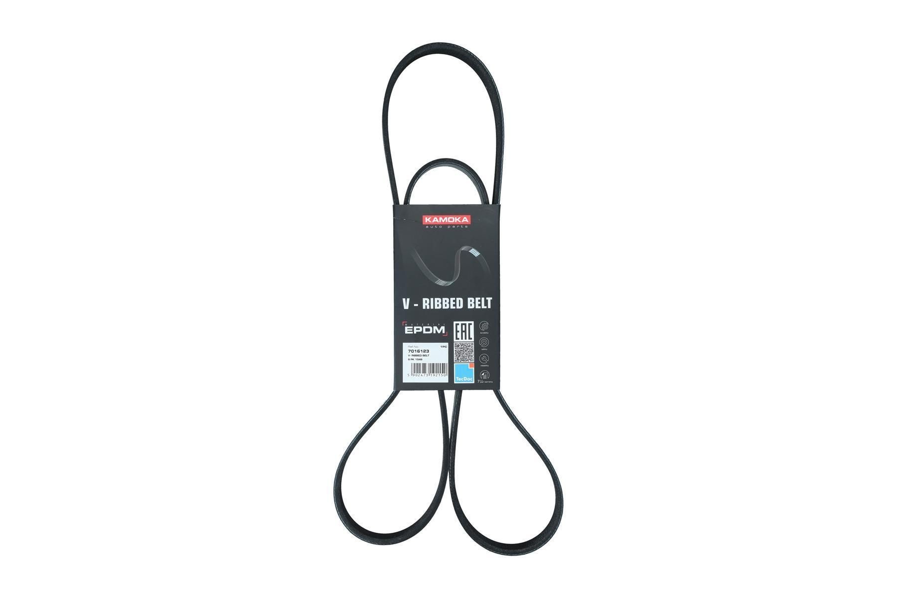 KAMOKA 7016123: Multiriem 1548mm, Ribbenaantal: 6