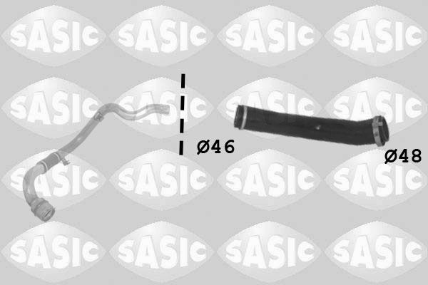 SASIC 3334063: Kompressoriõhuvoolik Kompressoriõhu radiaator, Sissepääs