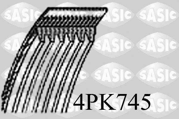 SASIC 4PK745: Soonrihm 745mm, Ribide arv: 4