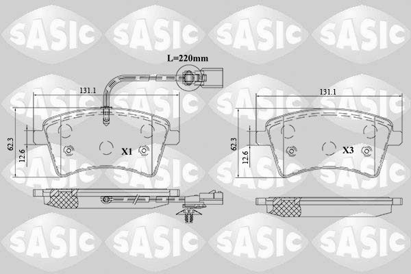 SASIC 6214043: Piduriklotsid Esisild