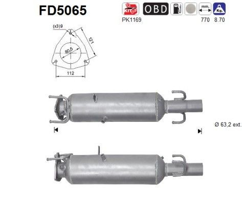 AS FD5065: Filtru de particule