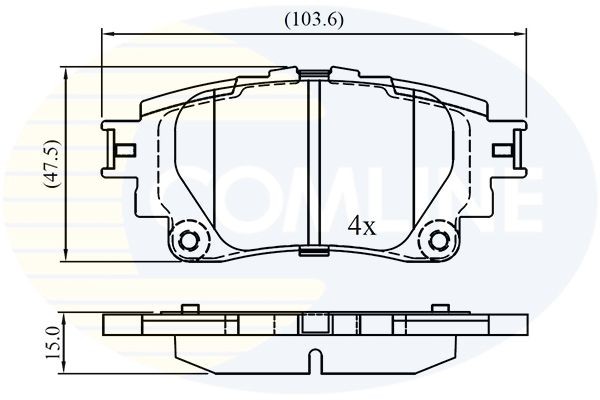 COMLINE CBP03302: Piduriklotsid