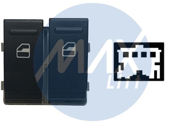 MAX SVW113: Interruttore, Alzacristallo anteriore Sx