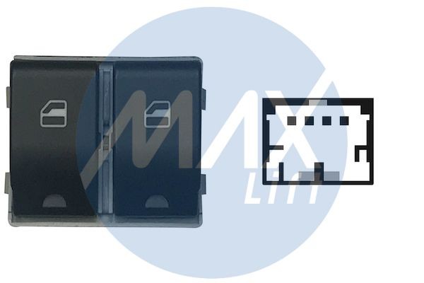 MAX SVW118: Raam schakelaar Links voor