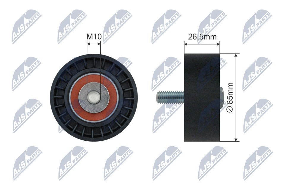 NTY RNK-CT-053: Rullo tenditore cinghia Poly-V