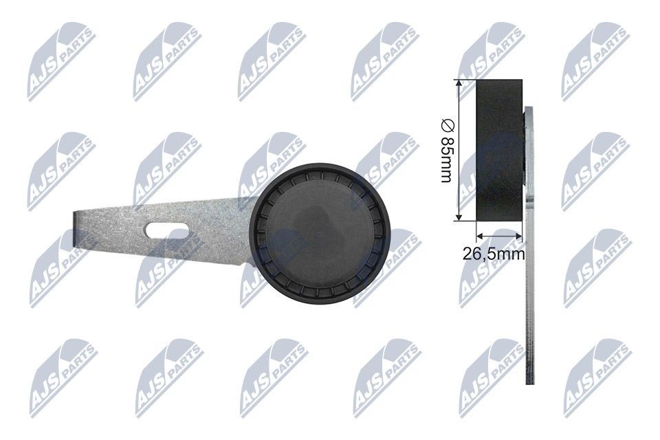 NTY RNK-FT-022: Pingutusrull, soonrihm Ø: 85mm, Ø: 85mm