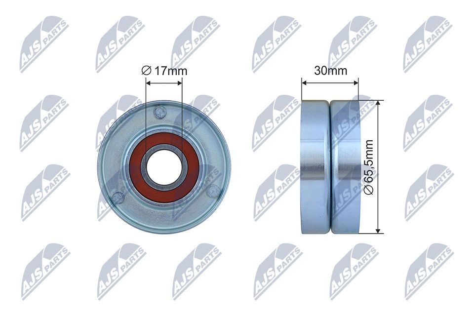 NTY RNK-ME-049: Strammehjul, kilerem Ø: 66mm, Ø: 66mm