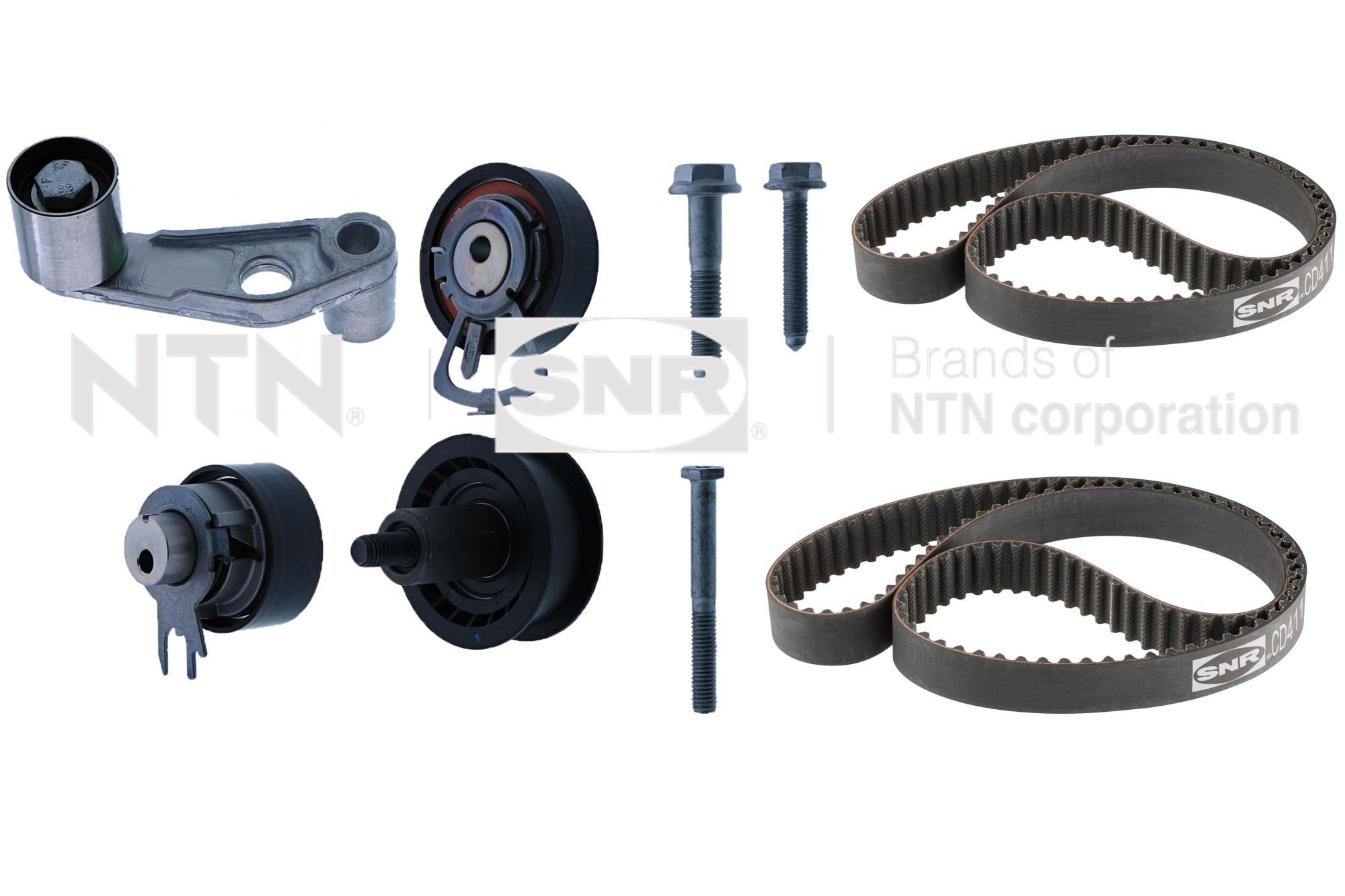 SNR KD457.25: Kit de correa de distribución Núm. dientes: 58