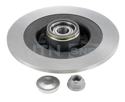 SNR KF155.91U: Piduriketas Ø: 300mm, täis, Ø: 300mm, koos kummlaagriga, koos laagriga