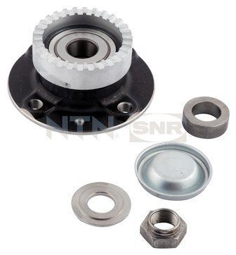 SNR R159.40: Kit cuscinetto ruota con cuscinetto in gomma, con ingranaggio