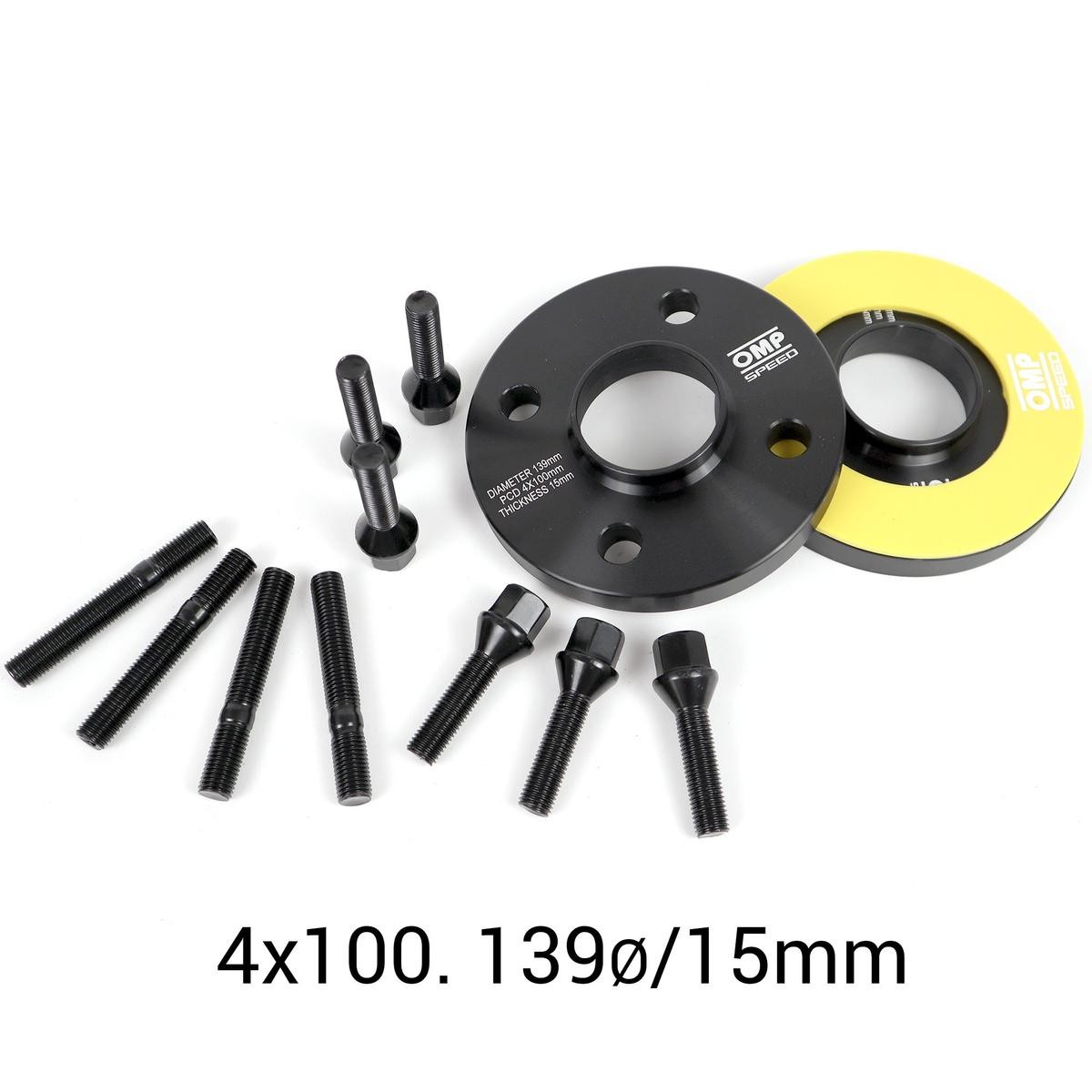 OMP OMPS08041501: Separador de rueda con juego de tornillos, con perno de anclaje