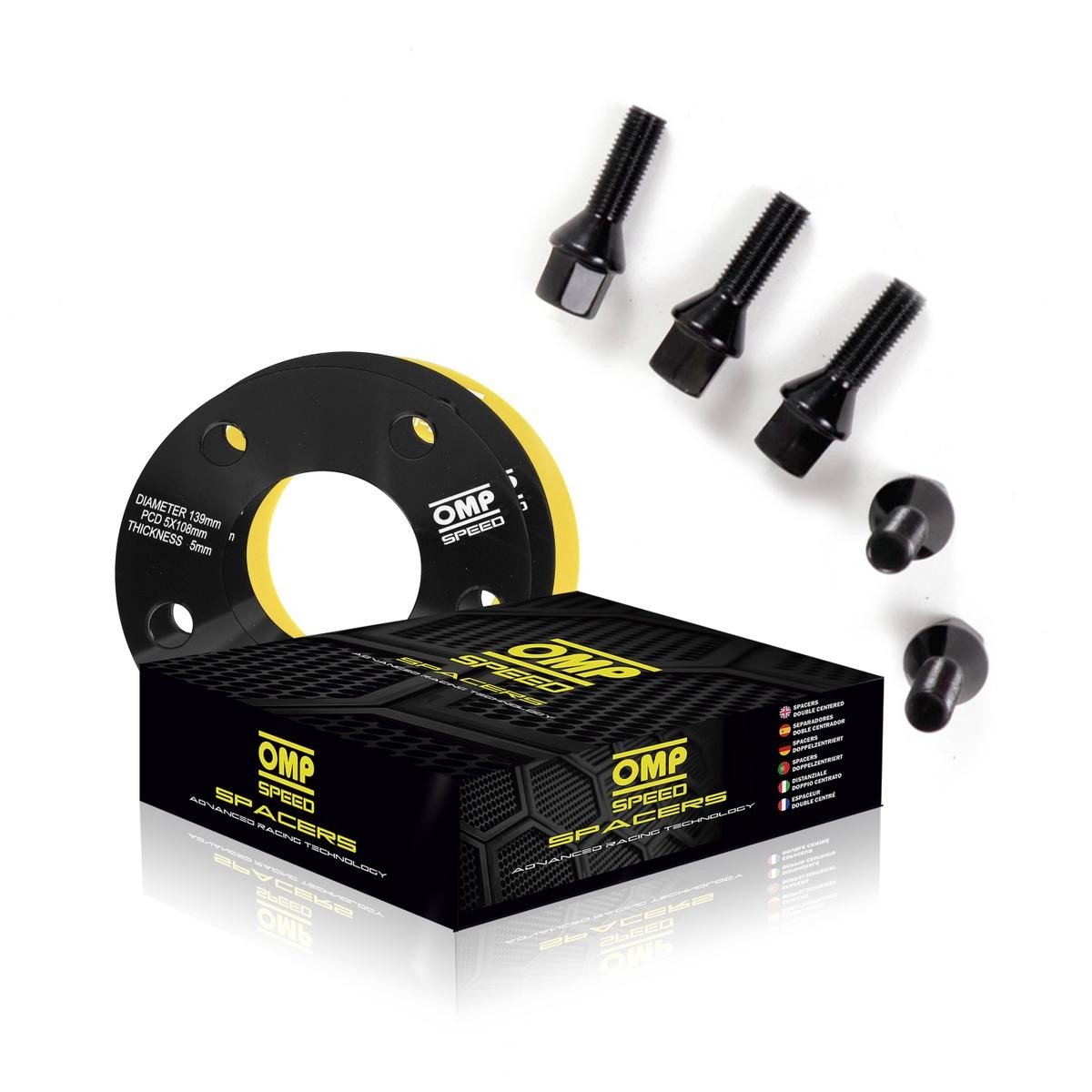 OMP OMPS08131501: Separador de rueda con juego de tornillos