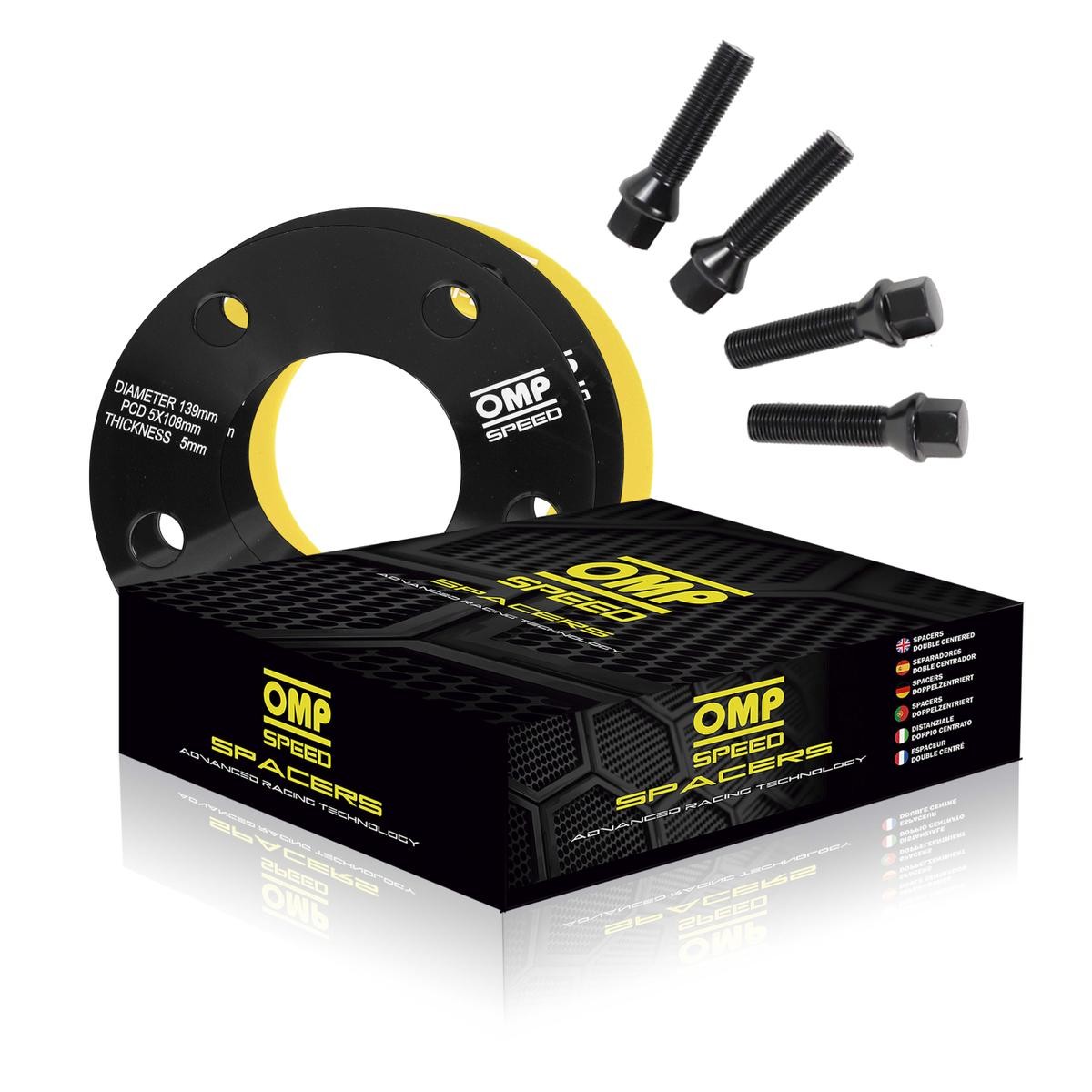 OMP OMPS08652001: Separador de rueda con juego de tornillos