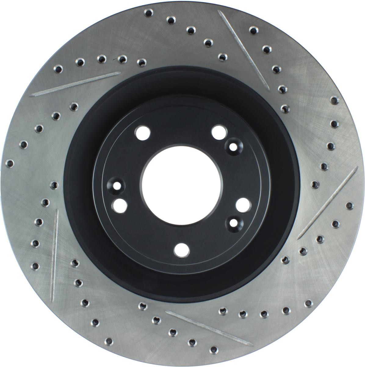 STOPTECH 127.51042L: Piduriketas Ø: 345mm, sisemine õhutus, piludega/augustatud, Ø: 345mm, kaetud Premium (Sport)