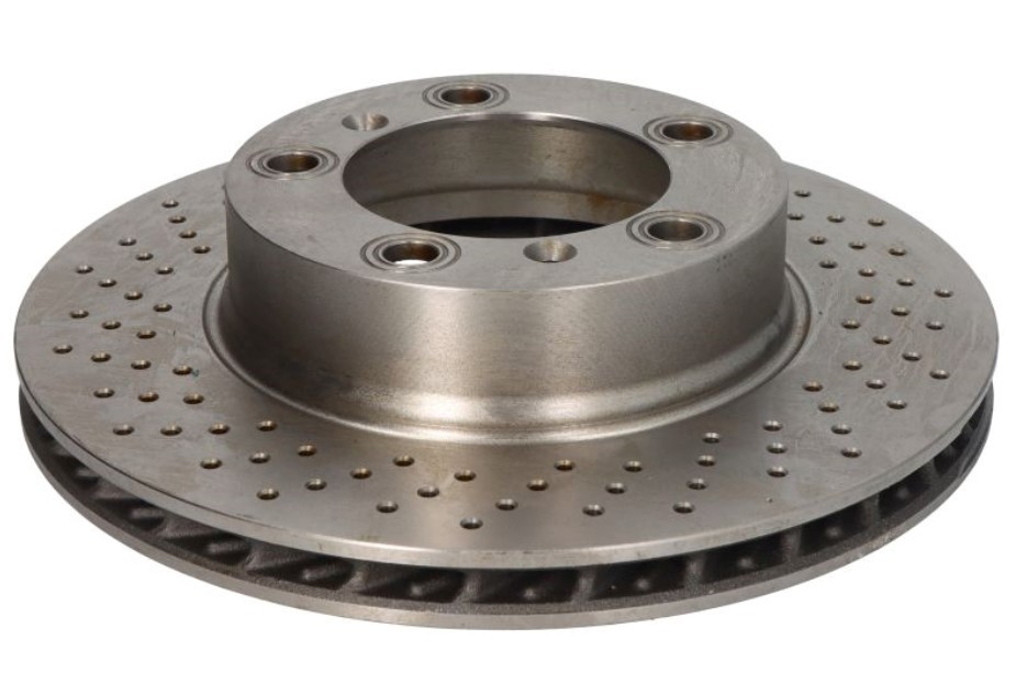 STOPTECH 128.37034: Stabdžių diskas priekinė ašis, kairė, Ø: 318mm, vidinis ventiliavimas, perforuota, Ø: 318mm, padengta Premium (Sport)
