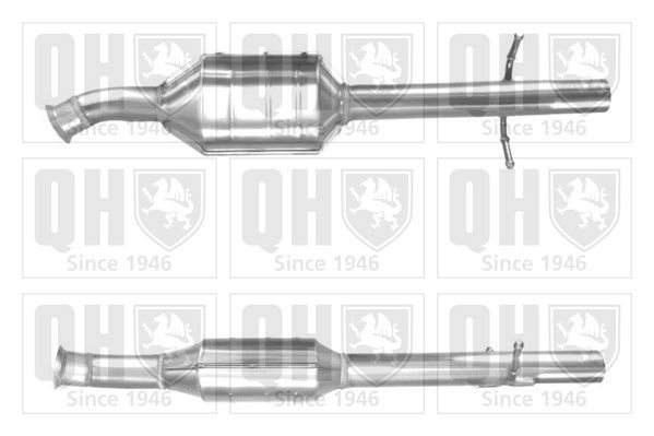 QUINTON HAZELL QCAT80101H: Katalysator Approved med monteringsdele
