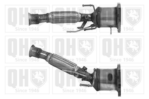 QUINTON HAZELL QCAT80282H: Katalüsaator Approved koos osadega