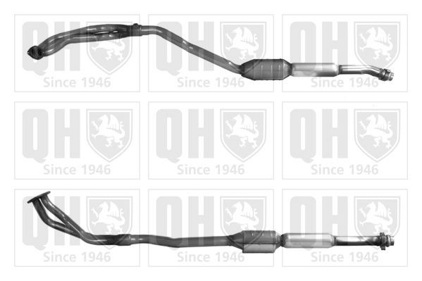 QUINTON HAZELL QCAT90061H: Katalysator Approved med monteringsdele