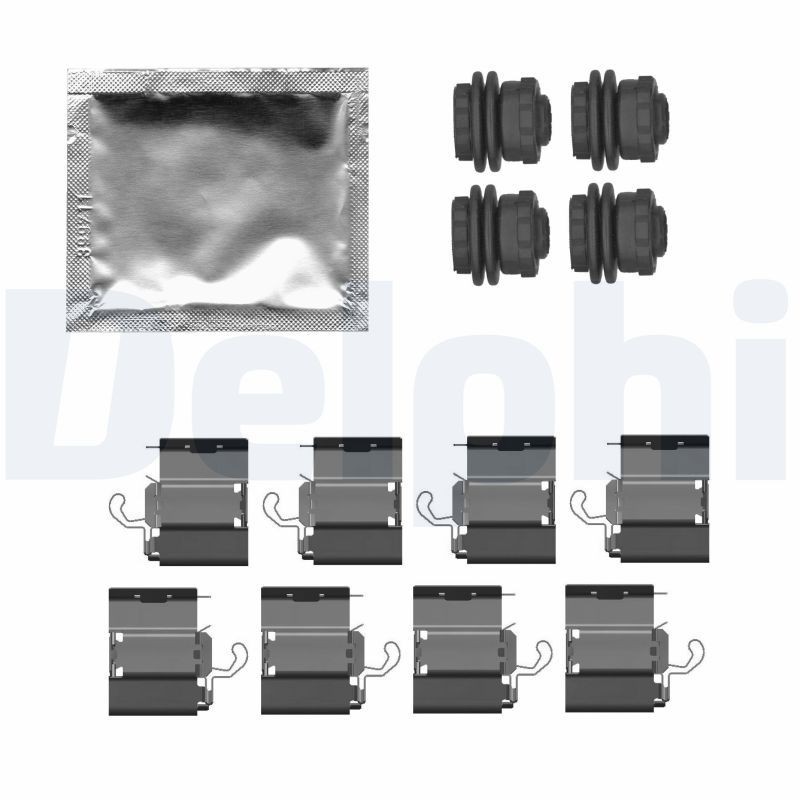 DELPHI LX0787: Lisakomplekt, ketaspiduriklotsid
