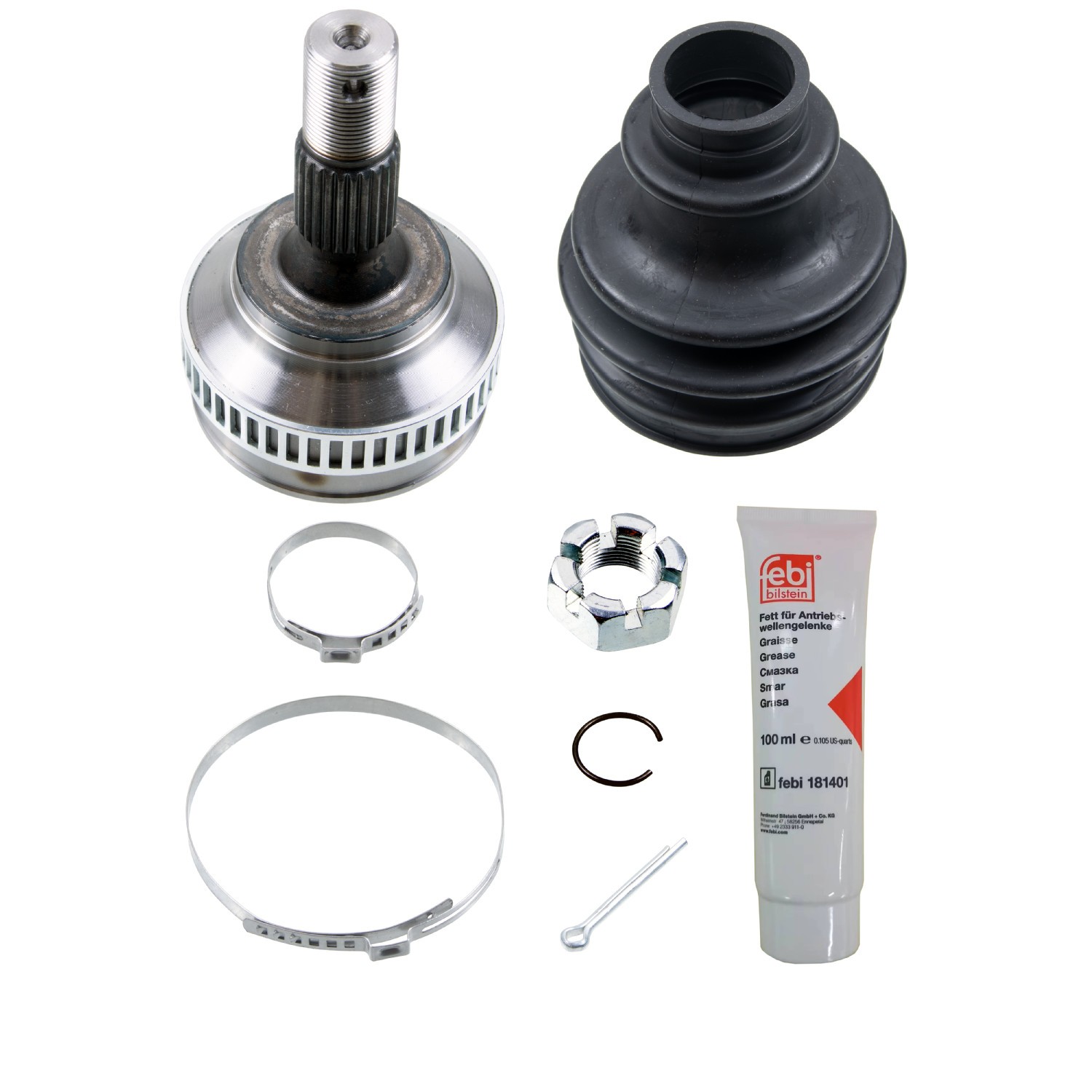 FEBI BILSTEIN 181710: Set articulatie, planetara spre roata, Axa fata stanga, Axa fata dreapta