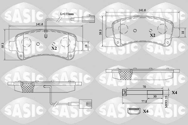 SASIC 6210091: Piduriklotsid Tagasild