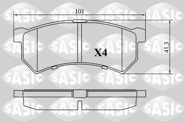 SASIC 6214052: Piduriklotsid Esisild