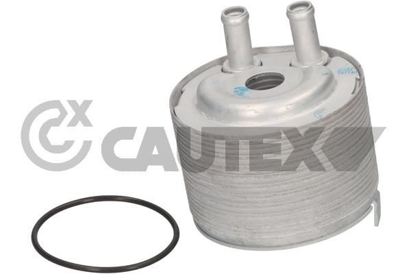 CAUTEX 774721: Radiator ulei, ulei motor punte fata, cu etansare