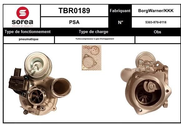 SNRA TBR0189: Turbod koos tihenditega
