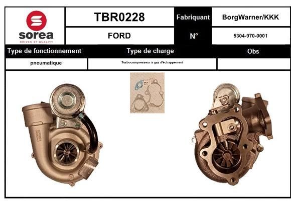 SNRA TBR0228: Turbod koos tihenditega