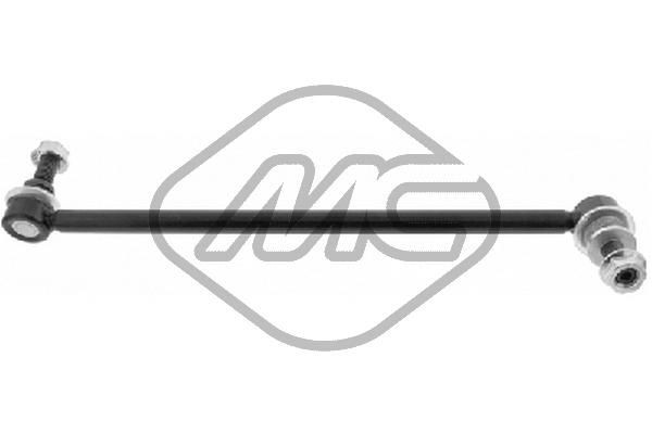 Metalcaucho 53489: Brat / bieleta suspensie, stabilizator Axa fata dreapta, 379mm