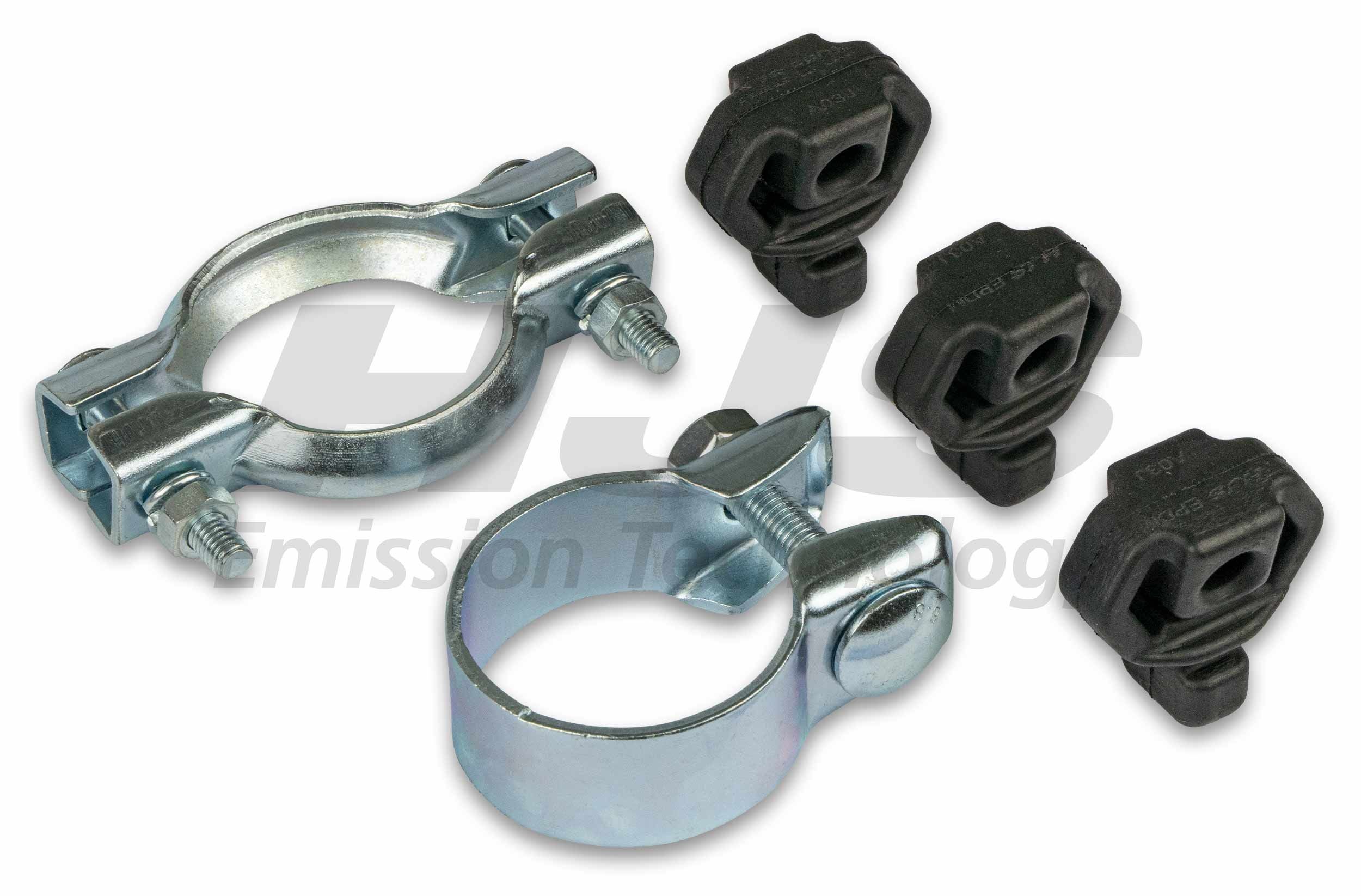 HJS 82 23 4386: Set montare, sistem de esapament cu carcasa