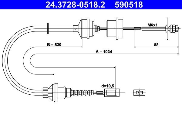ATE 24.3728-0518.2: Tross, sidurikasutus