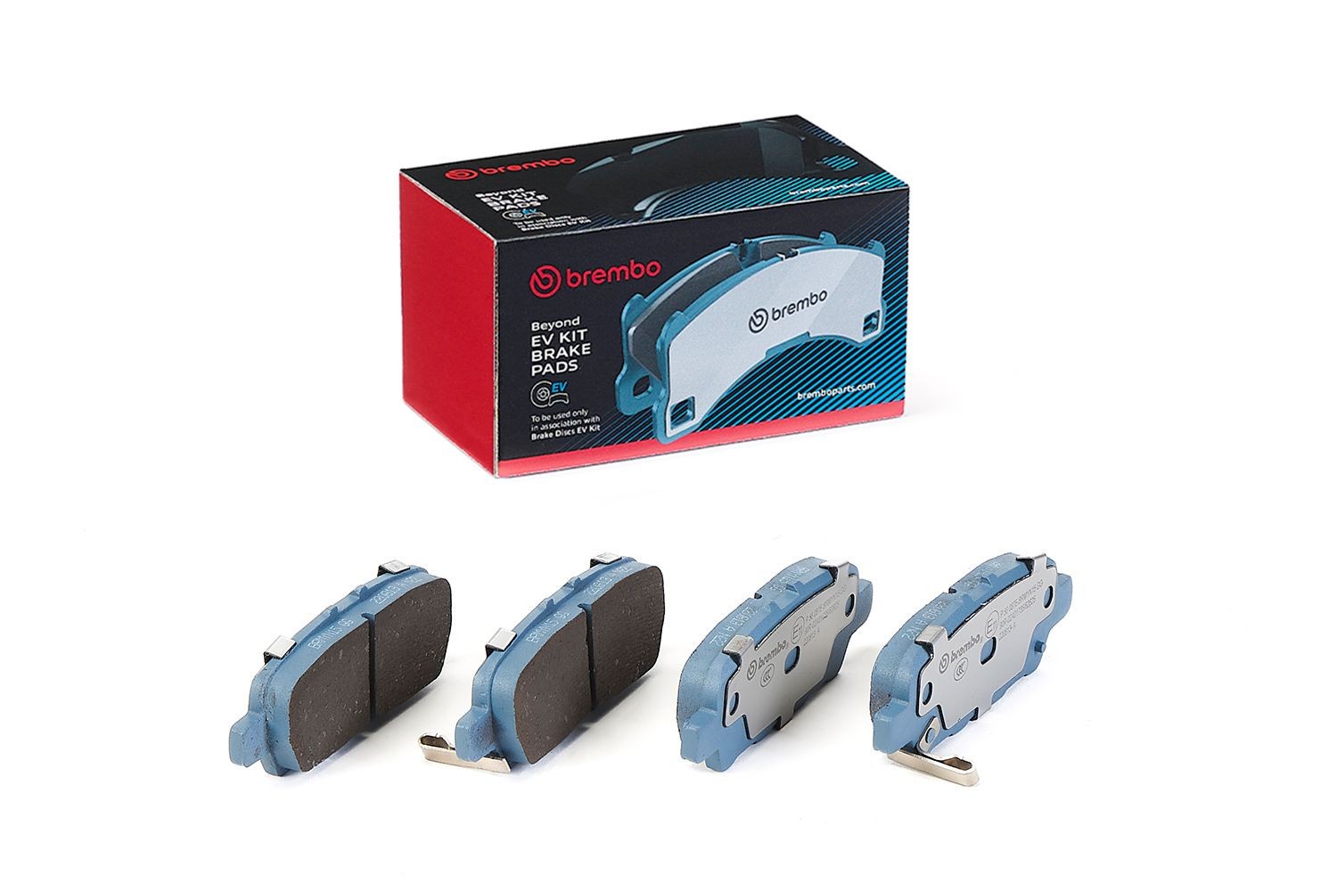 BREMBO P 56 087E: Plăcuțe de frână BEYOND LINE - EV fara accesorii, cu tabla anti scartait
