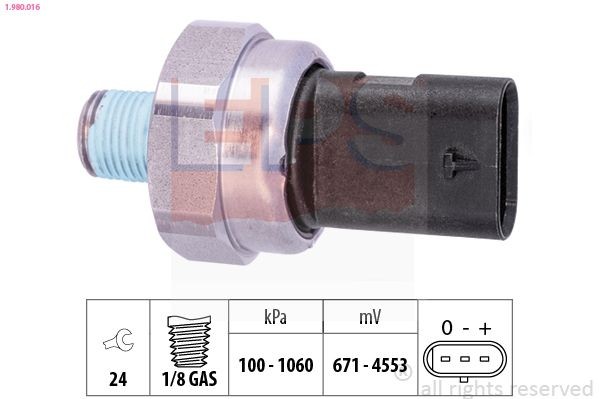 EPS 1.980.016: Senzor, presiune ulei Made in Italy - OE Equivalent