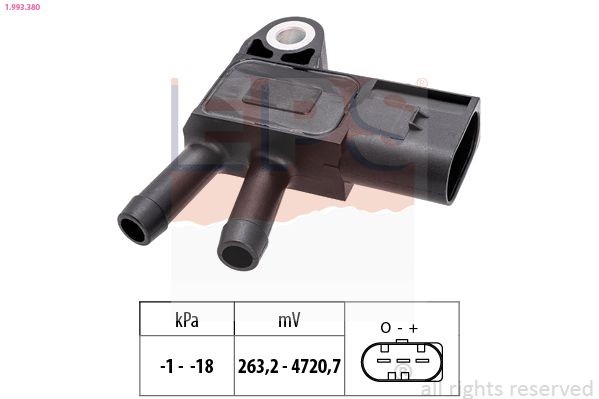 EPS 1.993.380: Andur, heitgaasisurve Made in Italy - OE Equivalent