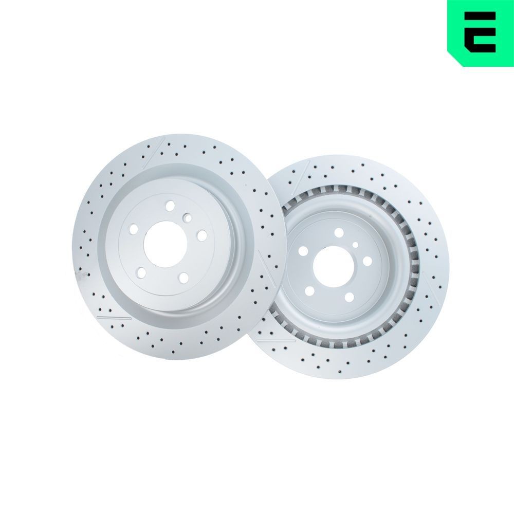 OPTIMAL BS-9956HC: Disc de frână puntea spate, Ř: 345mm, ventilat interior, cu fante/perforat, Ř: 345mm, acoperit (cu un strat protector)