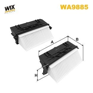 WIX FILTERS WA9885: Õhufilter